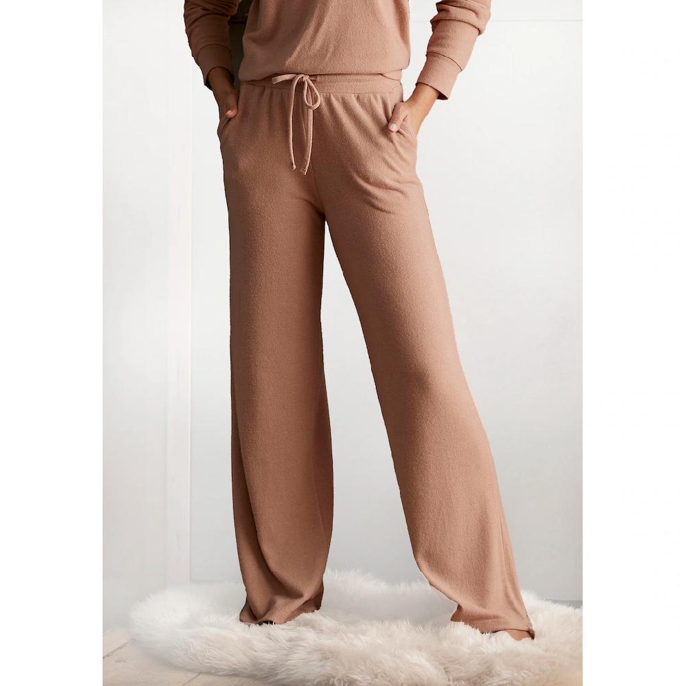LASCANA Loungehose mit weitem Bein Loungewear