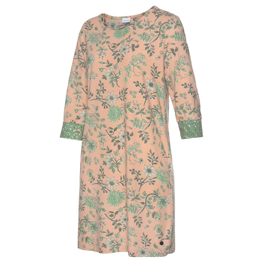 LASCANA Nachthemd Im Blumen Allover-Druck ▷ Für