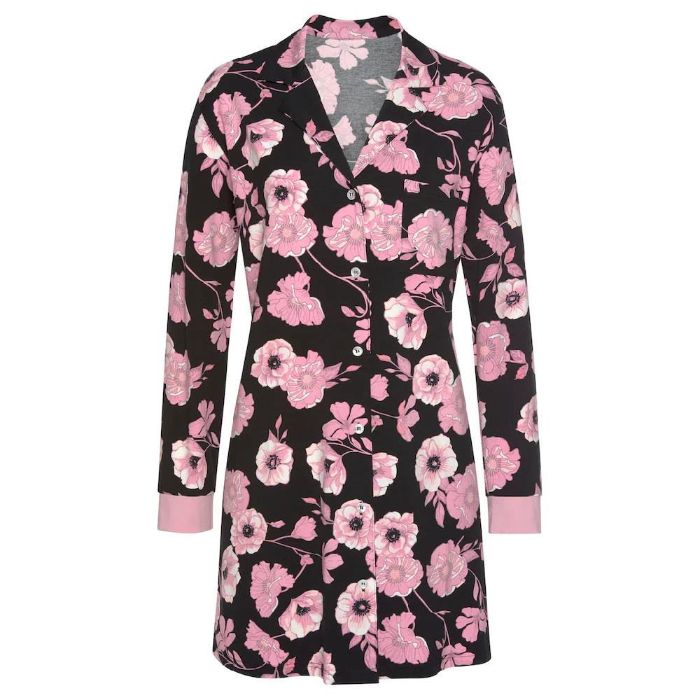 LASCANA Nachthemd Mit Blumenmuster Online Kaufen