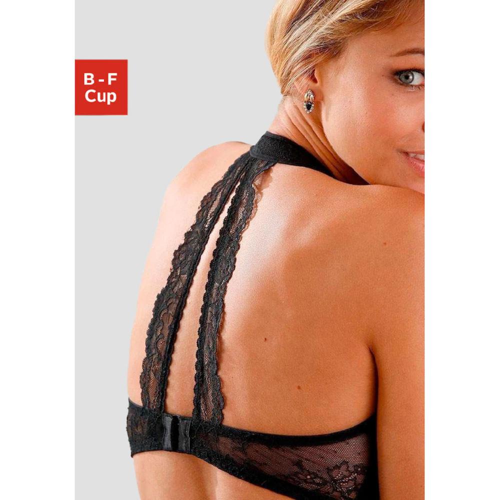 LASCANA Neckholder-BH Dessous mit softem Neckholder und Spitzenrücken sexy Dessous online kaufen