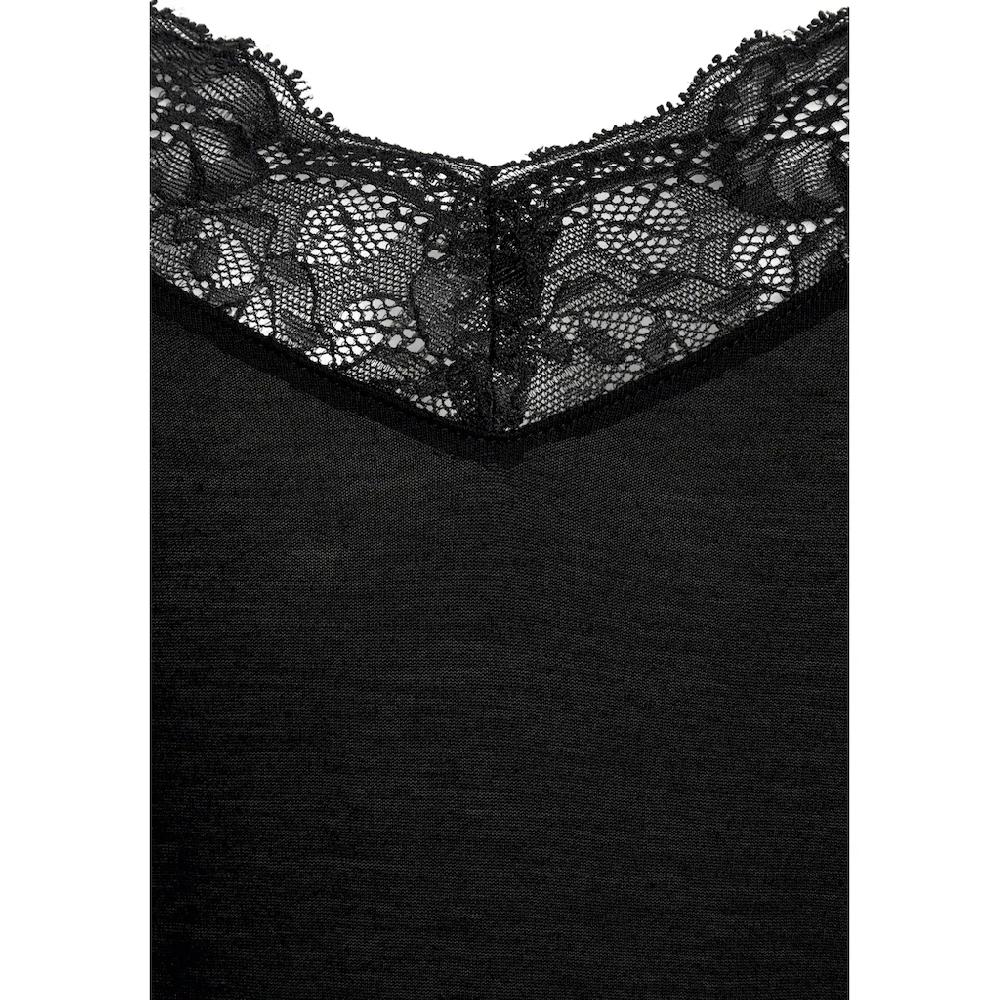 LASCANA Negligé Mit Spitzenbesatz Bestellen