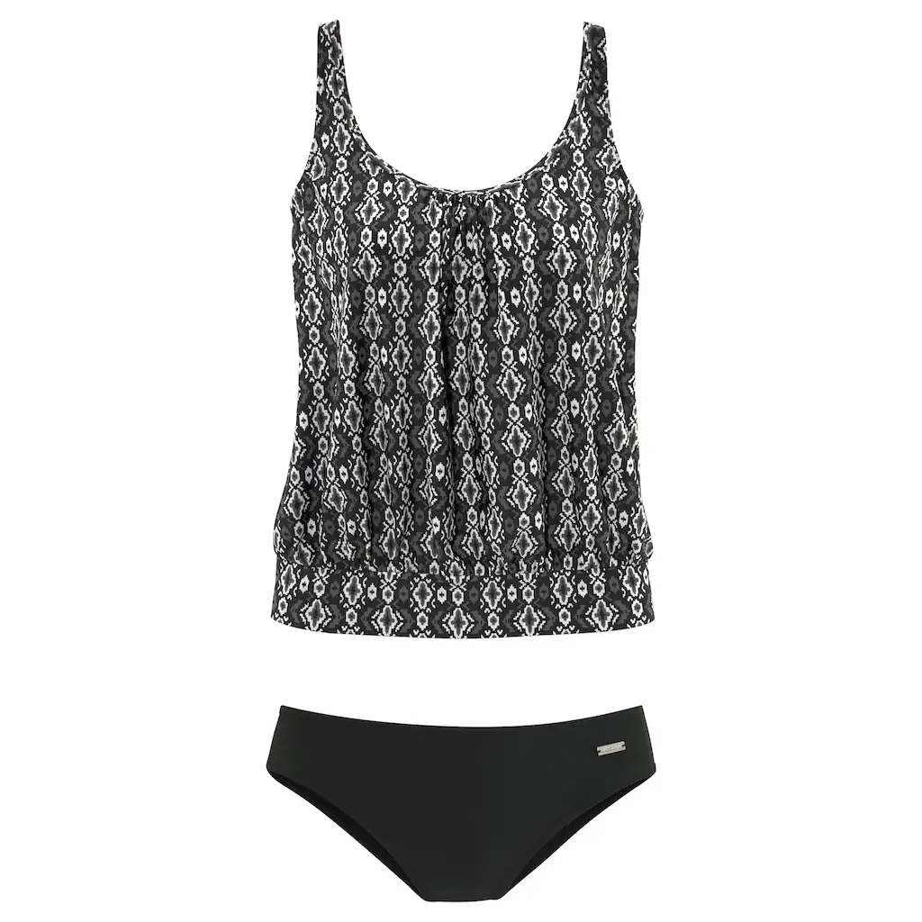 LASCANA Oversize-Tankini Bauchbedeckende Oversize-Form Bis D-Cup Geeignet Online Bestellen