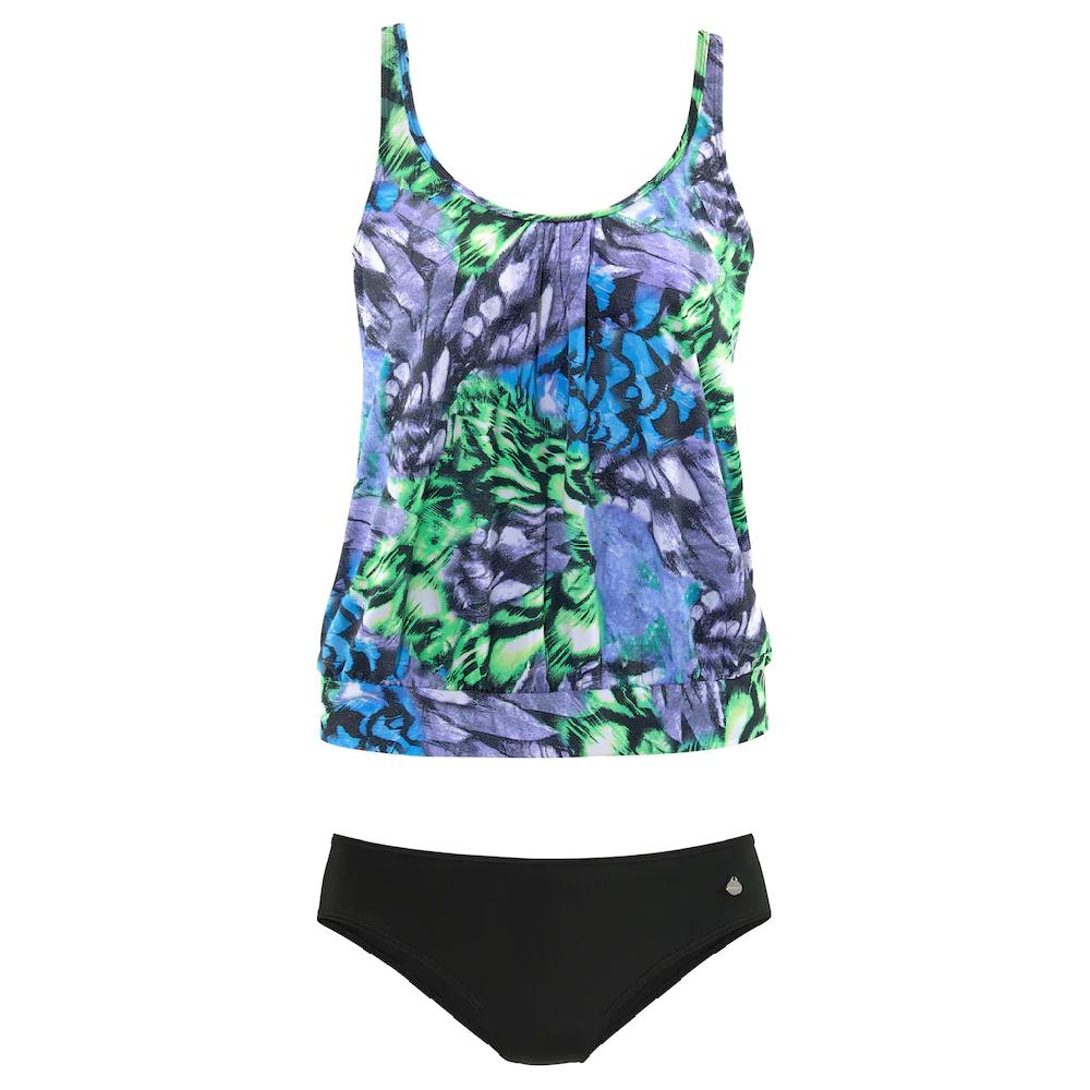 LASCANA Oversize-Tankini Im Fantasievollen Trend-Design Online Bestellen