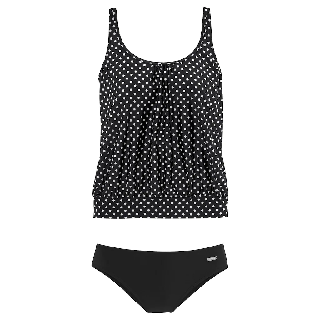 LASCANA Oversize-Tankini Im Modischen Pünktchen-Design Online Bestellen