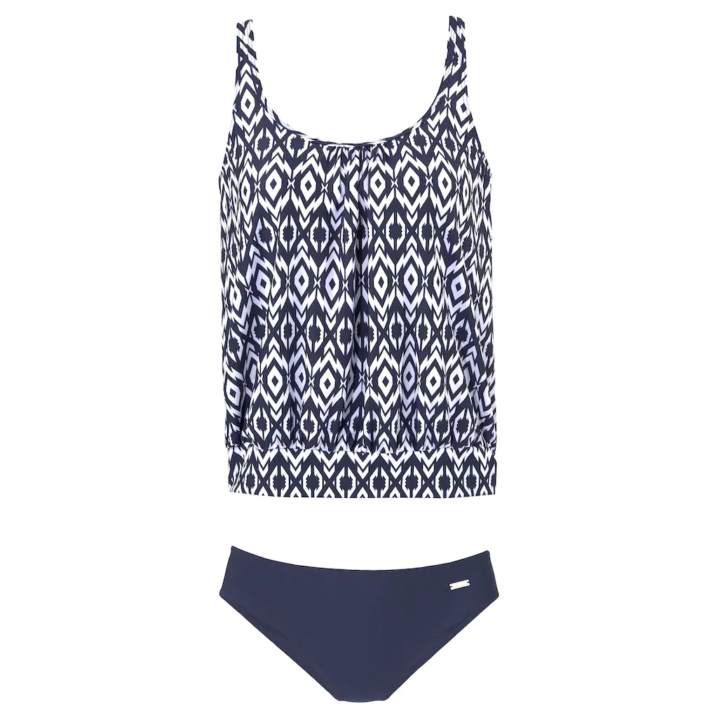 LASCANA Oversize-Tankini Im Trendigen Ethno-Design Bestellen
