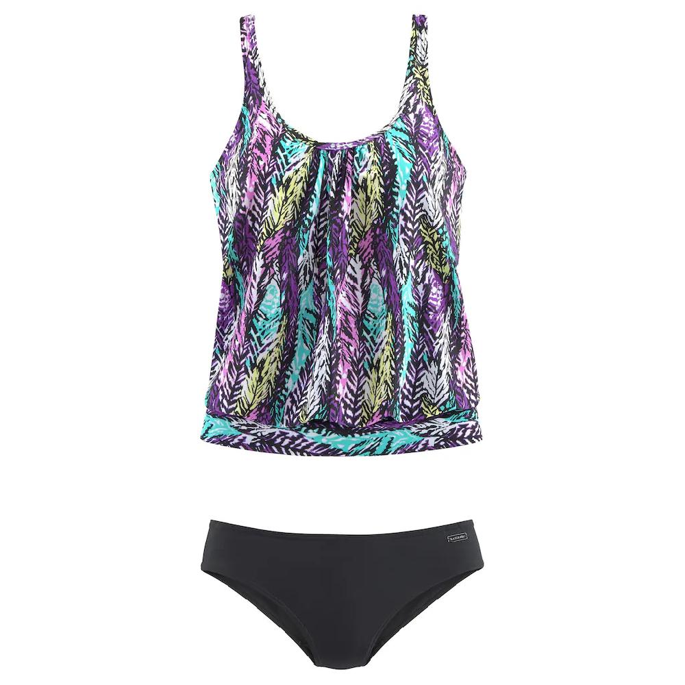 LASCANA Oversize-Tankini In Schönem Federprint Kaufen