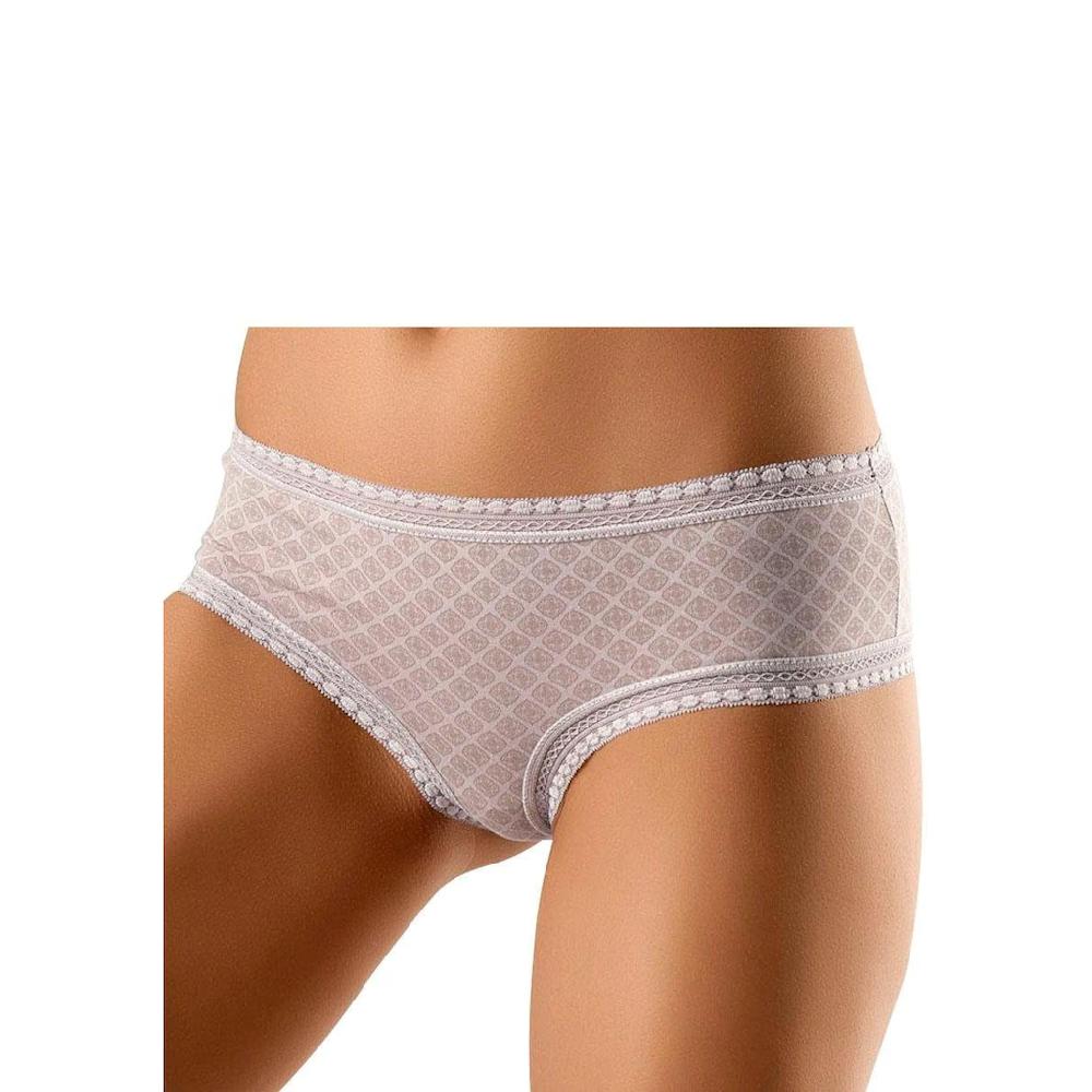 LASCANA Panty (3er-Pack) Aus Elastischer Baumwolle Mit Weicher Spitze