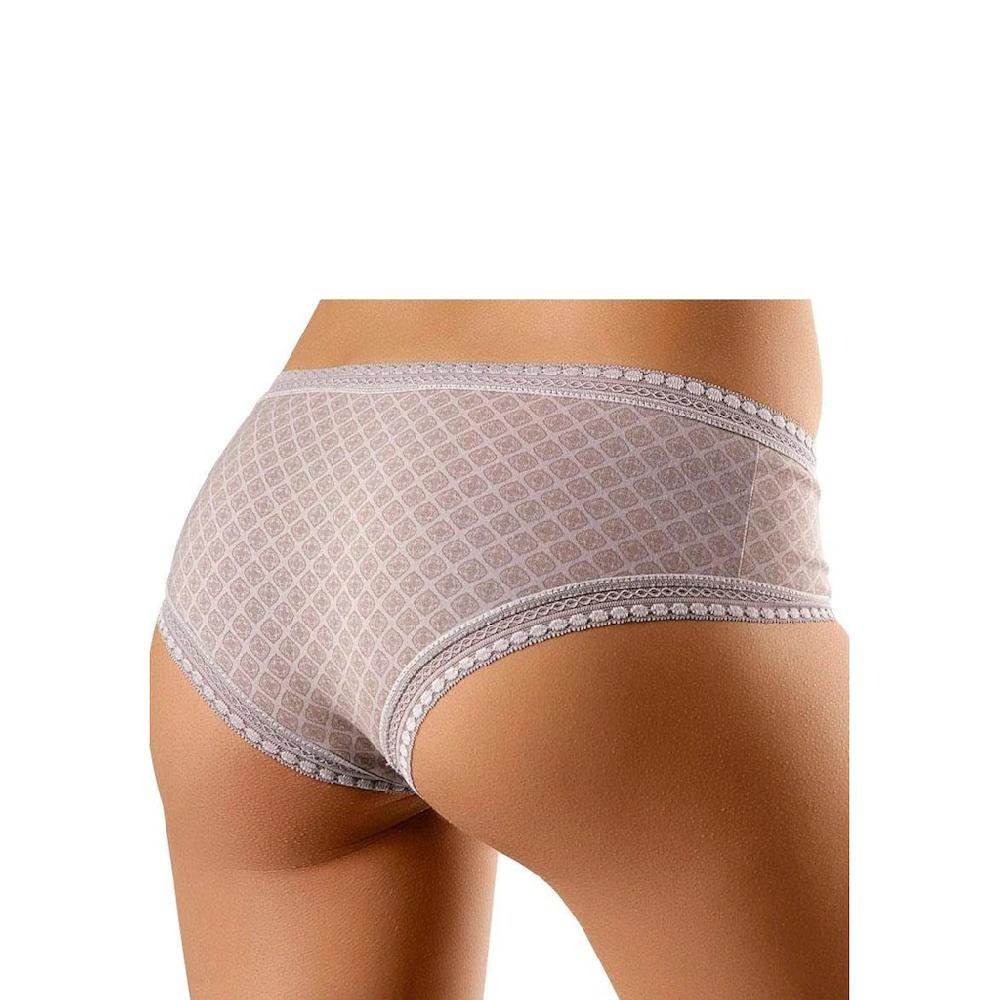 LASCANA Panty (3er-Pack) Aus Elastischer Baumwolle Mit Weicher Spitze
