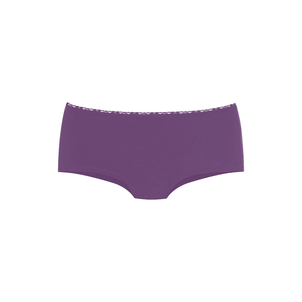 LASCANA Panty (5er-Pack) Mit Süßen Herzchen-Prints Und Aus Elastischer Baumwoll-Qualität