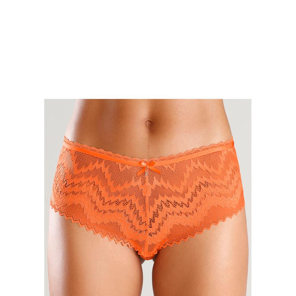 LASCANA Panty aus modischer Zick-Zack-Spitze