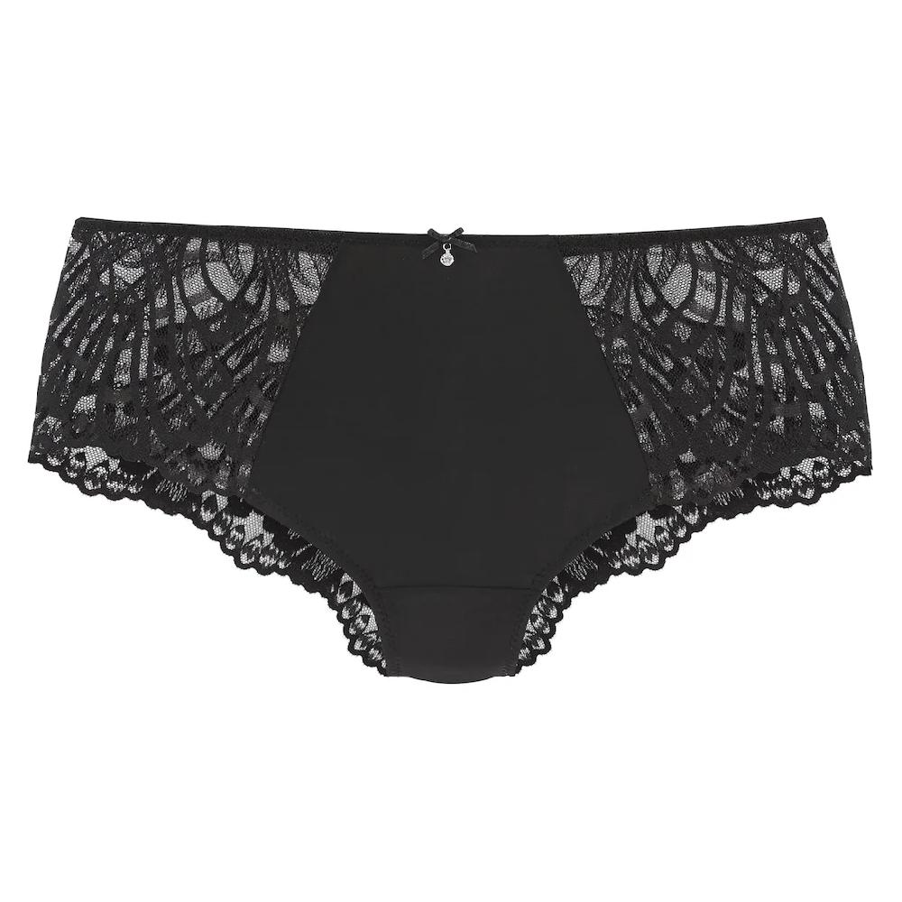 LASCANA Panty »Flora« Mit Feiner Leicht Transparenter Spitze Und Edlem Accessoire