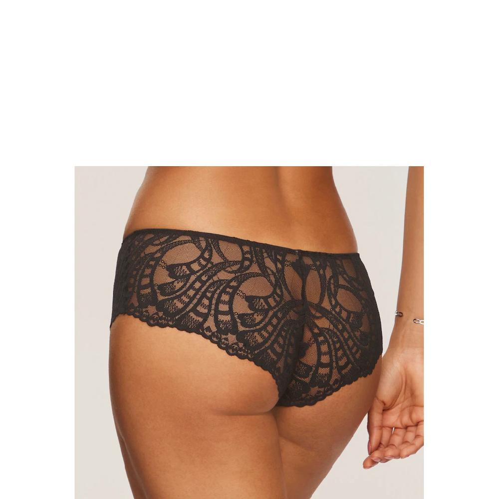 LASCANA Panty »Flora« Mit Feiner Leicht Transparenter Spitze Und Edlem Accessoire
