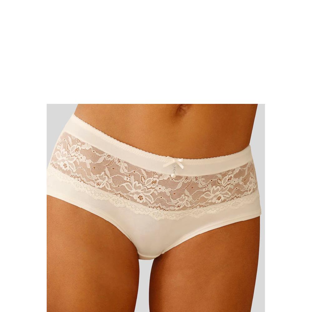 LASCANA Panty »Nina« mit transparenter Spitze vorne