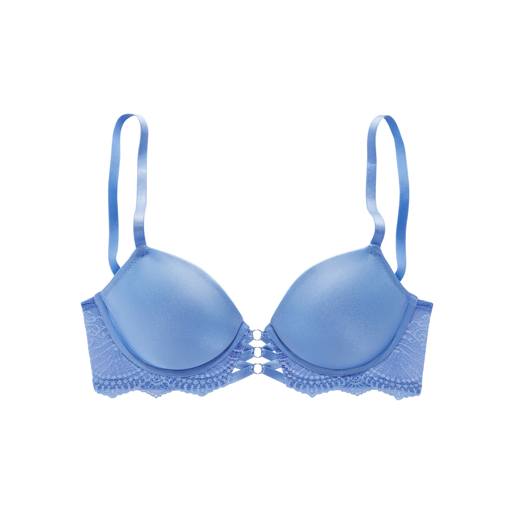 LASCANA Push-up-BH »Eleonora« Mit Feiner Schnürung In Satin-Optik Und Bänderdetail Sexy Dessous Online Kaufen
