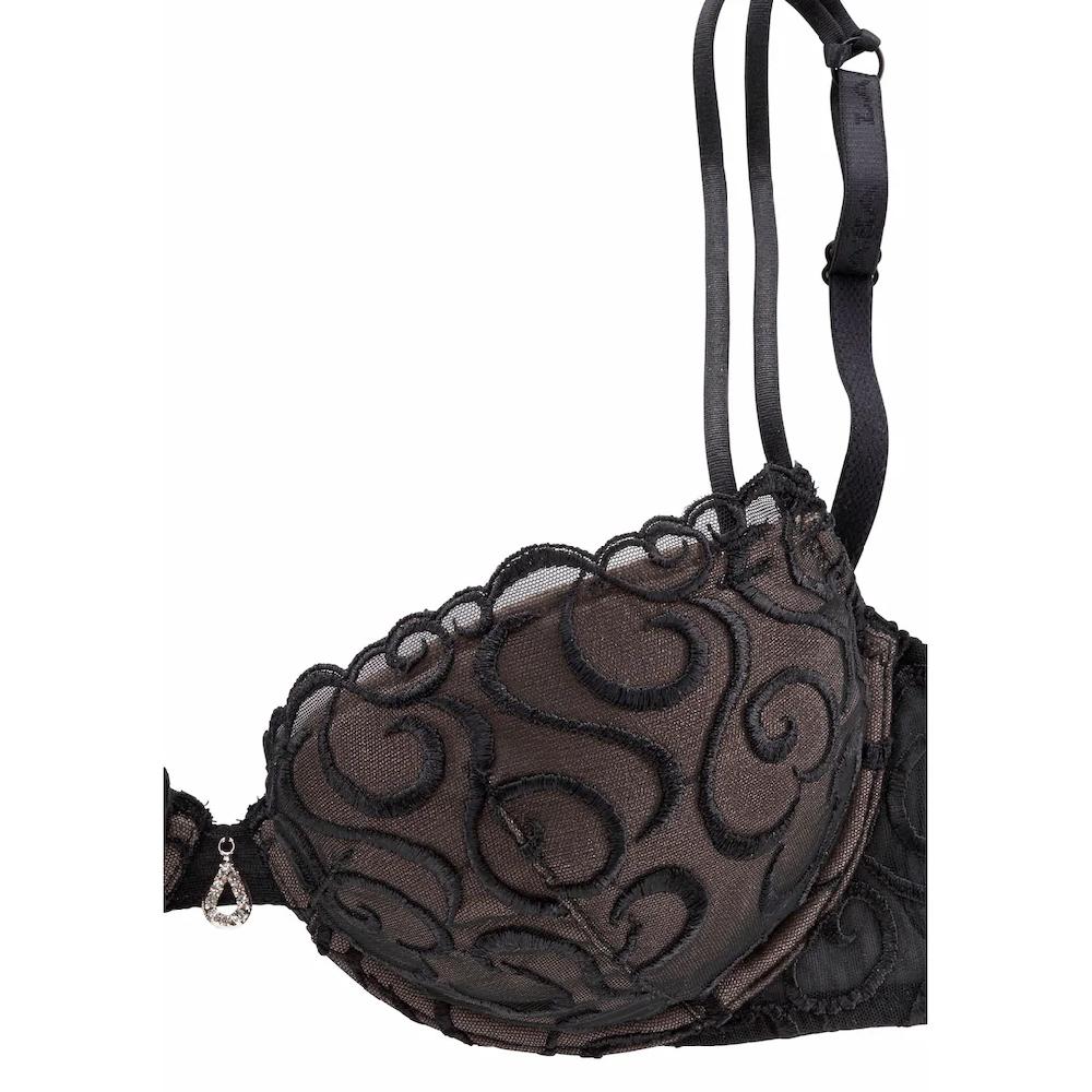 LASCANA Push-up-BH Mit Aufregender Stickerei Sexy Dessous Reizwäsche Online Bestellen