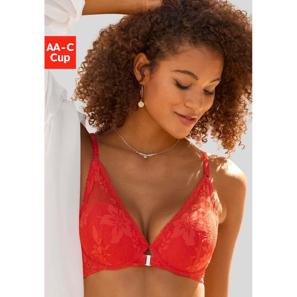 LASCANA Push-up-BH mit Bügel aus floraler Jacquardspitze Dessous kaufen