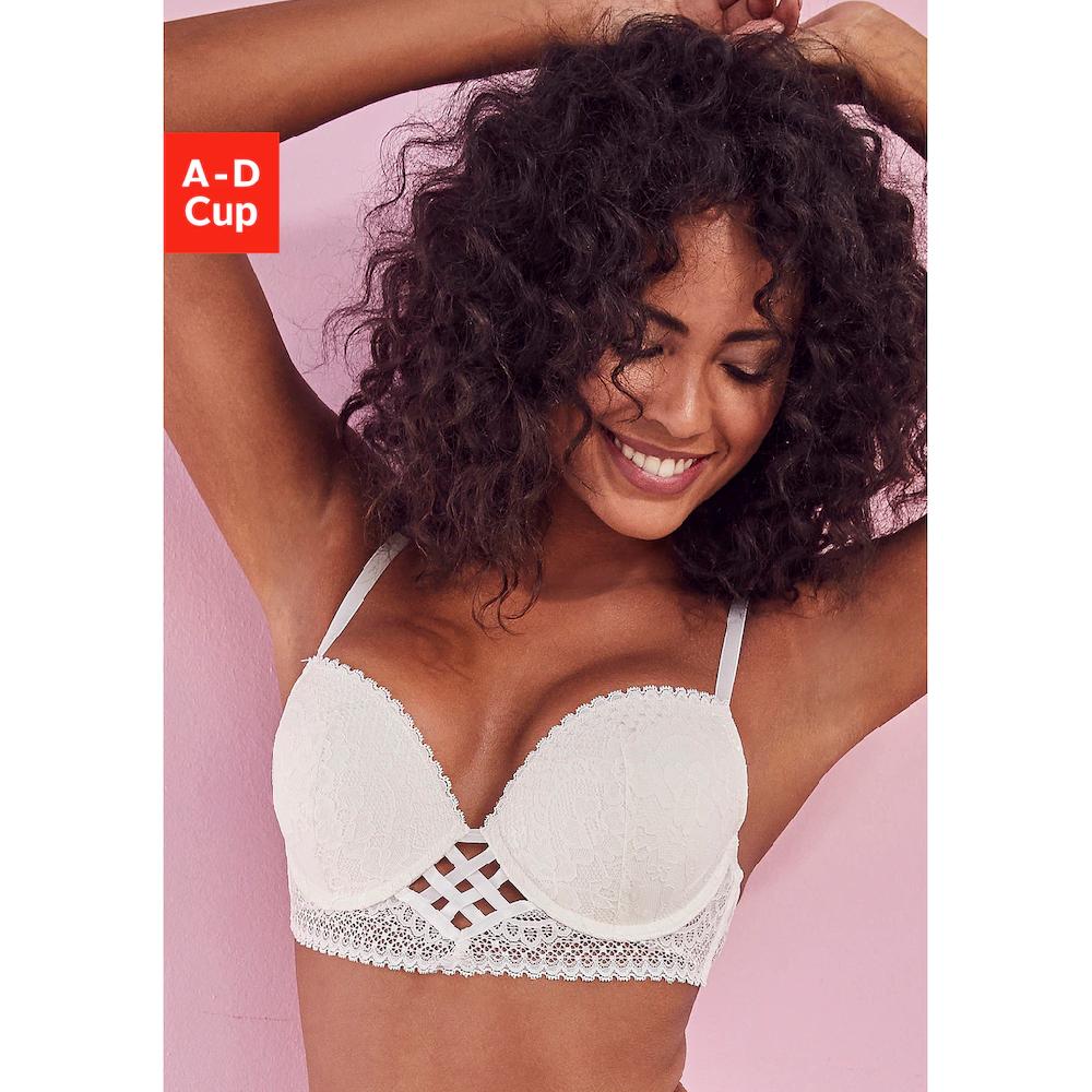 LASCANA Push-up-BH Mit Entzückender Flechtoptik Sexy Dessous Online Bestellen