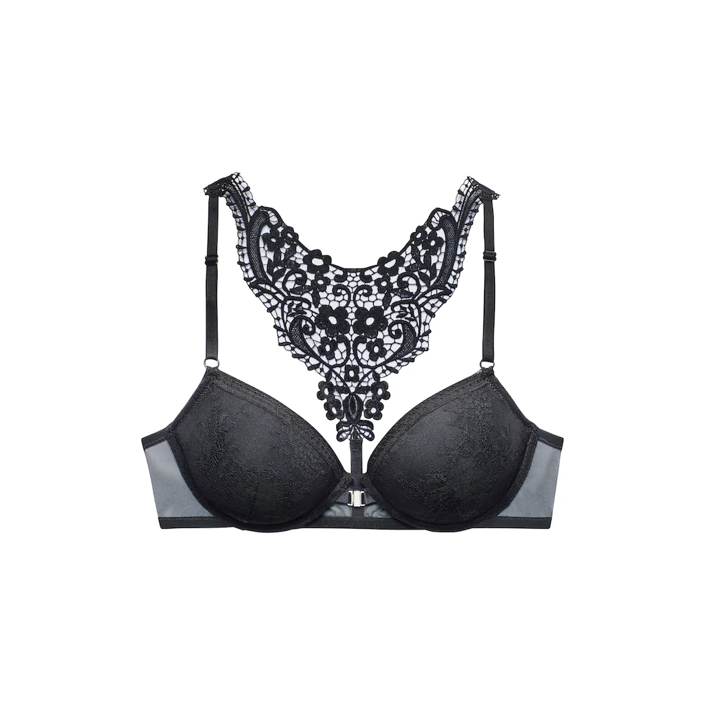 LASCANA Push-up-BH Mit Hübschem Stickereimotiv Im Rücken Sexy Dessous Online Kaufen
