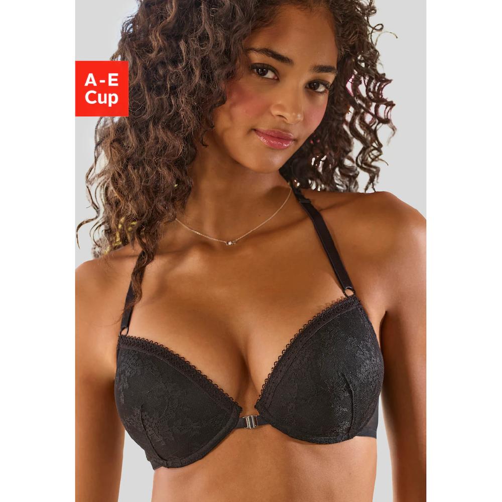 LASCANA Push-up-BH mit hübschem Stickereimotiv im Rücken sexy Dessous online kaufen