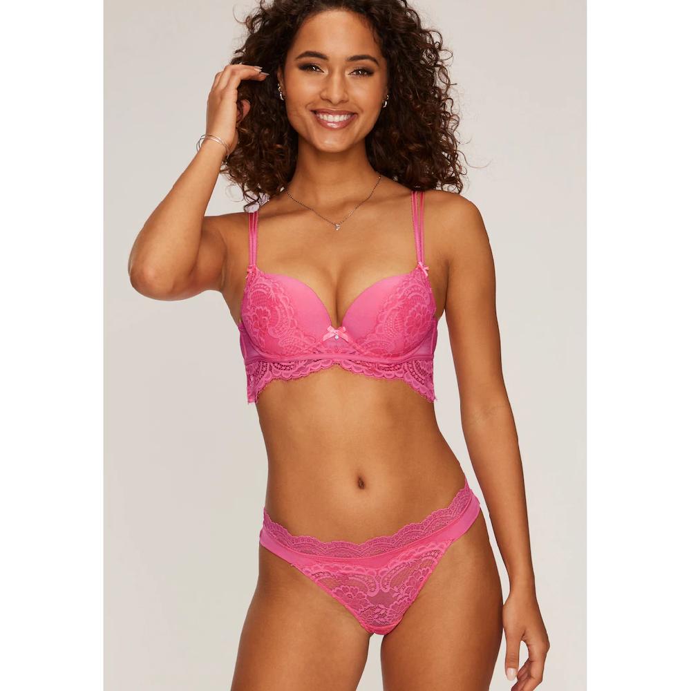 LASCANA Push-up-BH »Valentina« Mit Extravaganten Spitzendetails Dessous Bestellen