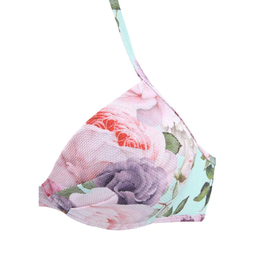 LASCANA Push-Up-Bikini Bedruckt Aus Strukturware ▷ Für