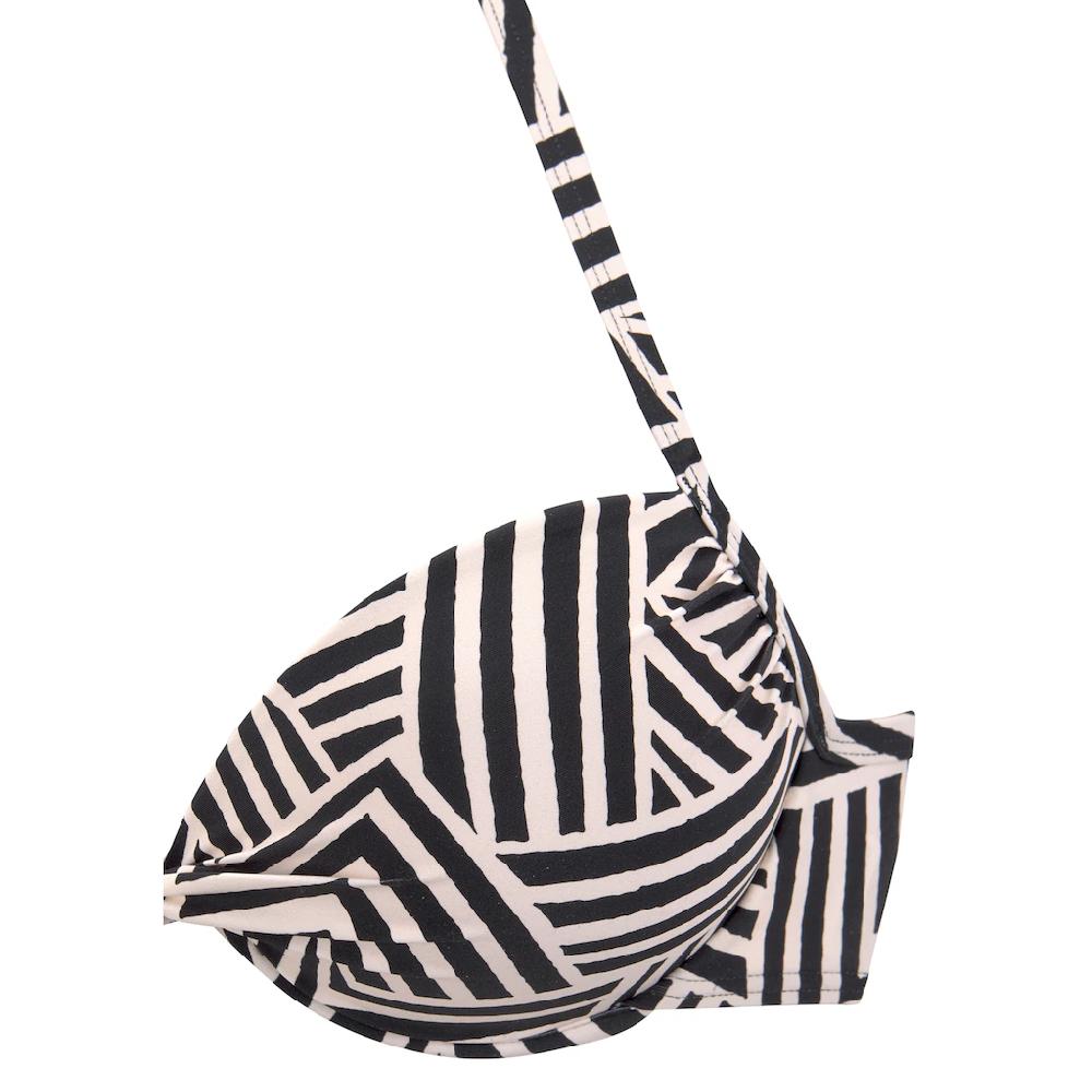 LASCANA Push-Up-Bikini-Top »Cleo« Mit Geometrischem Druck Online Bestellen