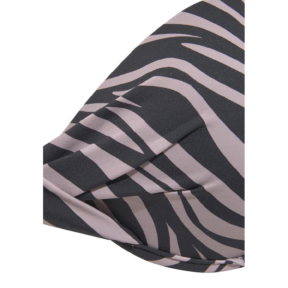 LASCANA Push-Up-Bikini-Top »Kaa« Im Animal-Design ▷ Für