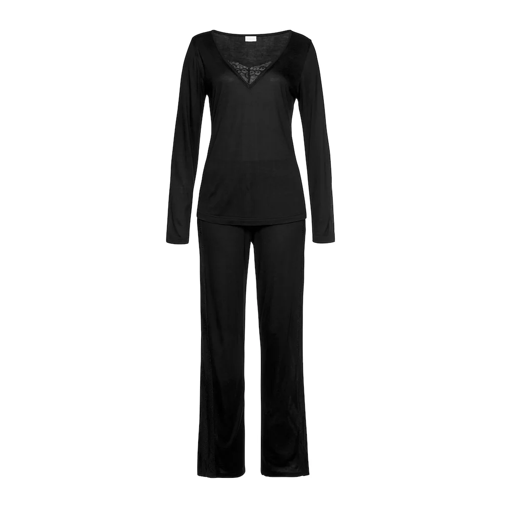 LASCANA Pyjama (2 Tlg.) Mit Details Aus Spitze Kaufen