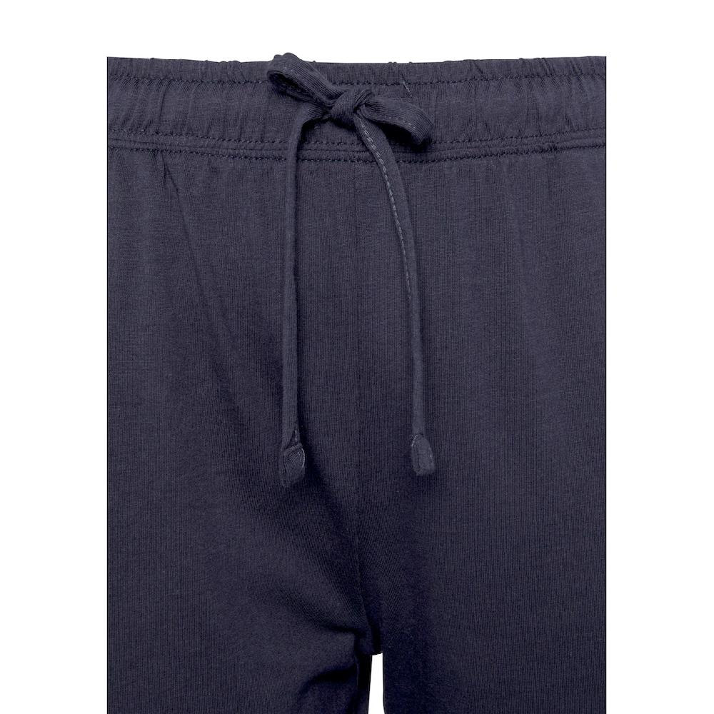 LASCANA Pyjama (2 Tlg.) Mit Kontrastfarbenen Ziersteppungen Online Bestellen