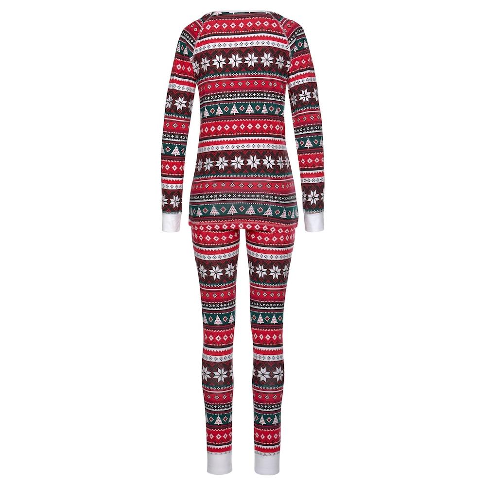 LASCANA Pyjama Mit Christmas-Alloverprint Online Kaufen