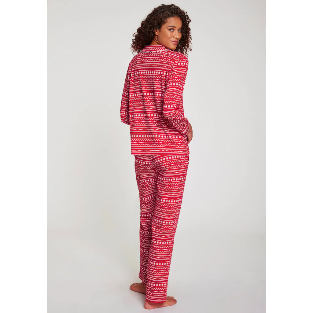 LASCANA Pyjama (Set 2 Tlg.) Mit Alloverprint Bestellen