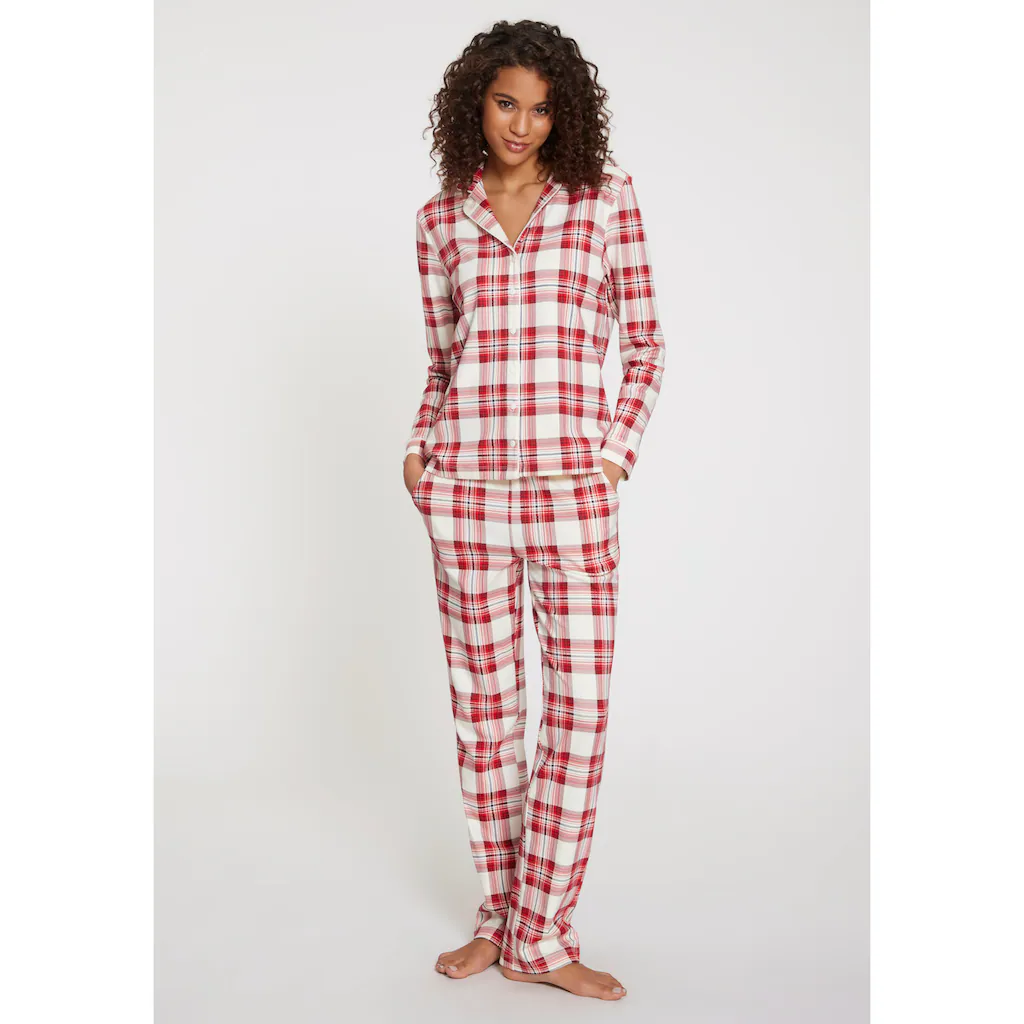 LASCANA Pyjama (Set 3-teilig) incl. Schlafmaske