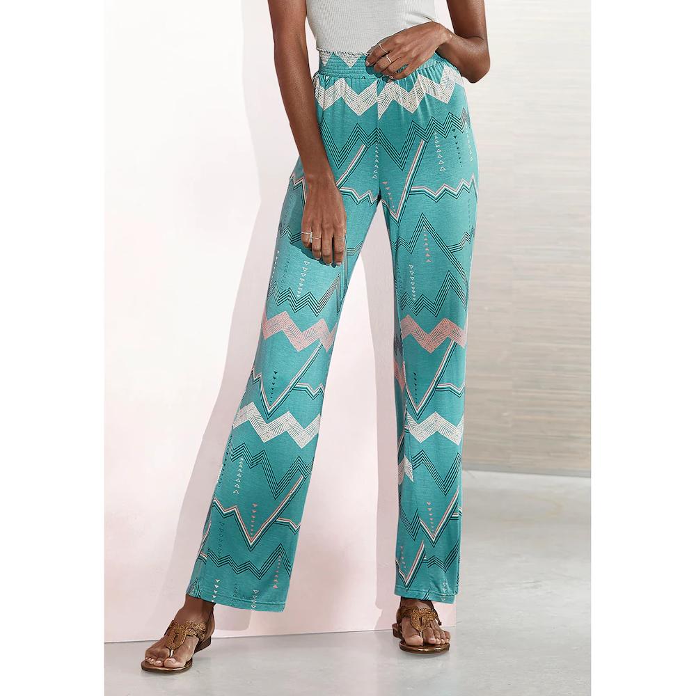 LASCANA Pyjamahose mit grafischem Zick-Zack Muster bestellen