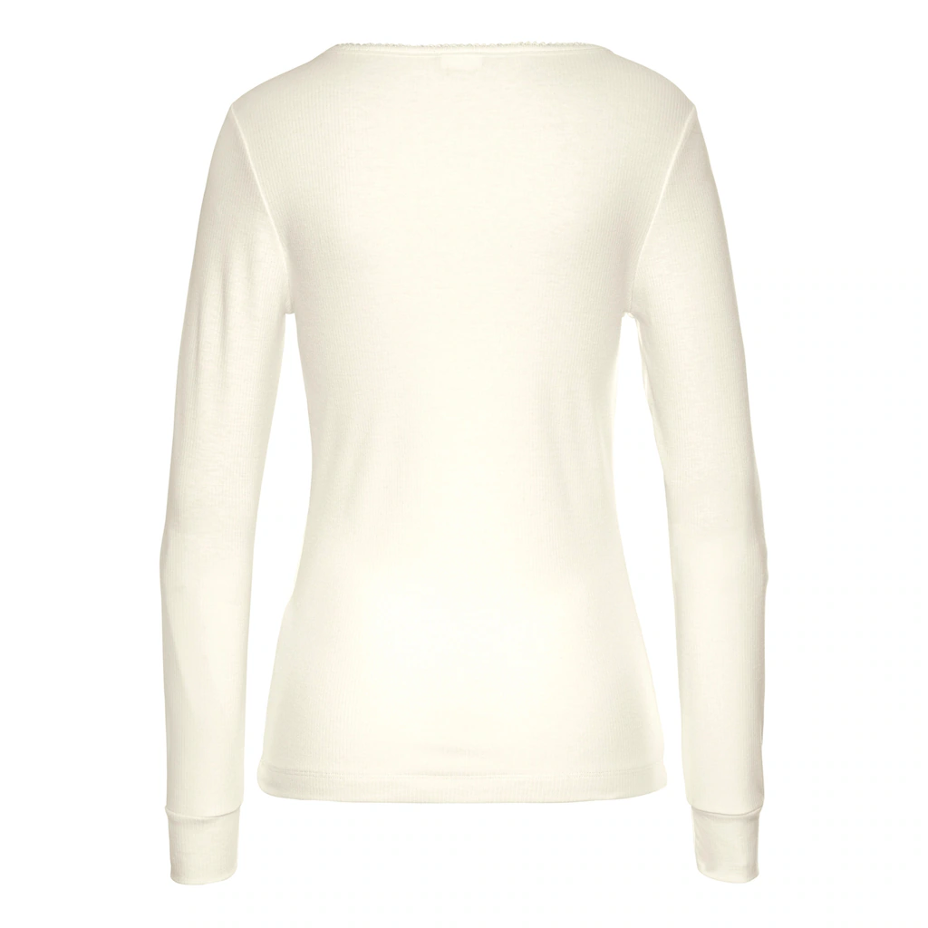 LASCANA Pyjamaoberteil Aus Rippstrick ▷ Für