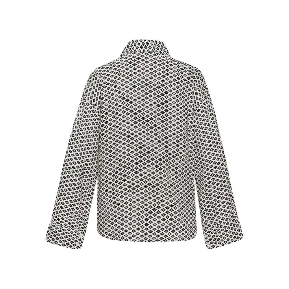 LASCANA Pyjamaoberteil Mit Edlem Allover-Druck