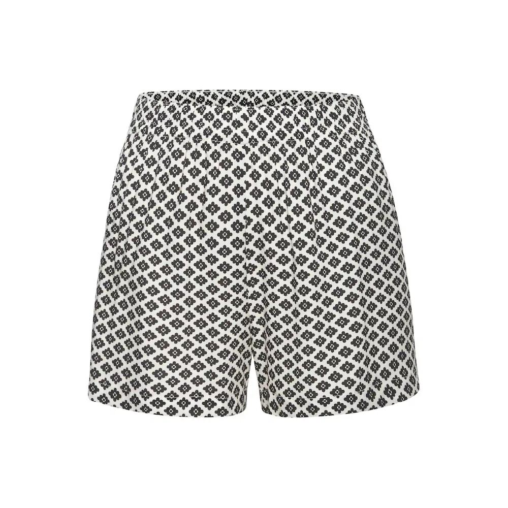 LASCANA Pyjamashorts Mit Edlem Allover-Muster