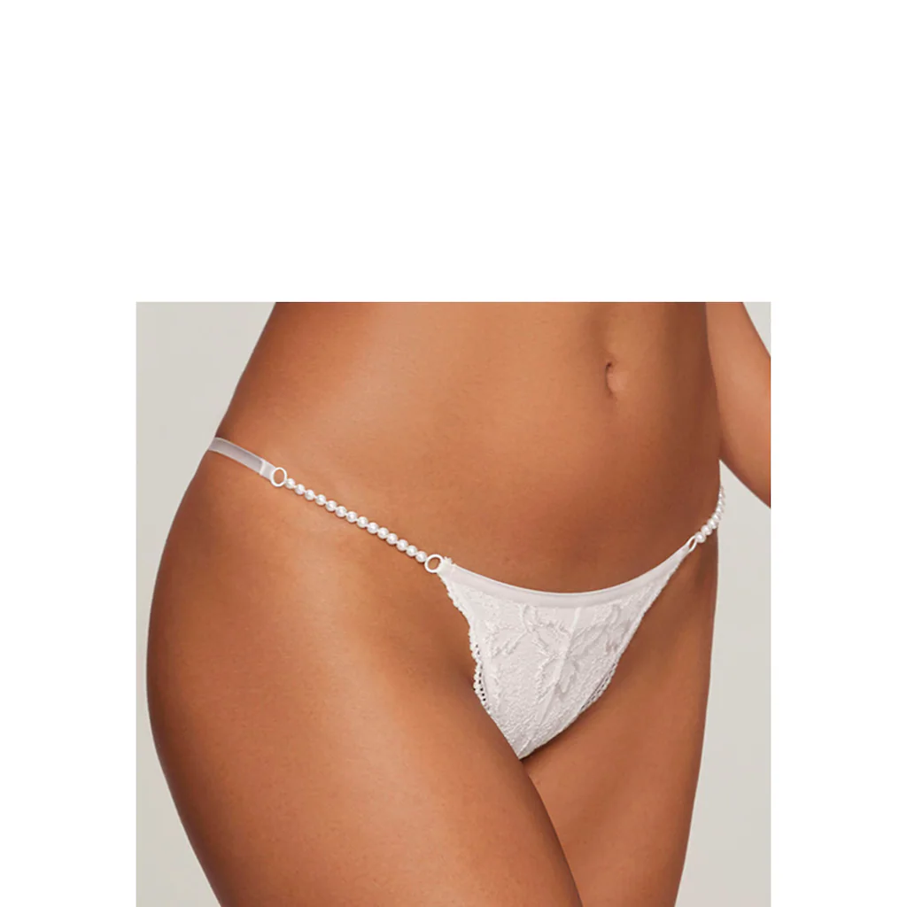 LASCANA Rioslip mit femininen Perlendetails