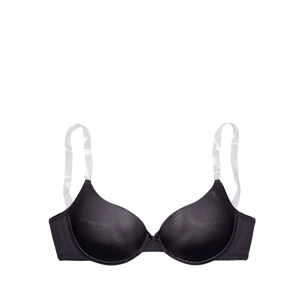 LASCANA Schalen-BH »Ela« Mit Transparenten Trägern Perfect Basic Mit Bügel Basic Dessous ▷ Für