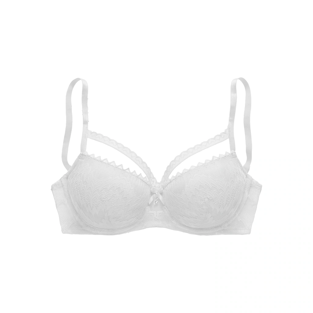 LASCANA Schalen-BH Mit Modischer Zick-Zack-Spitze Im Balconnet-Schnitt Dessous Bestellen