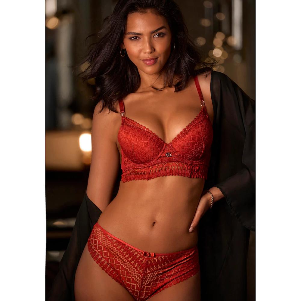 LASCANA Schalen-BH »Nina« In Leichter Longform Aus Graphischer Spitze Sexy Dessous Kaufen