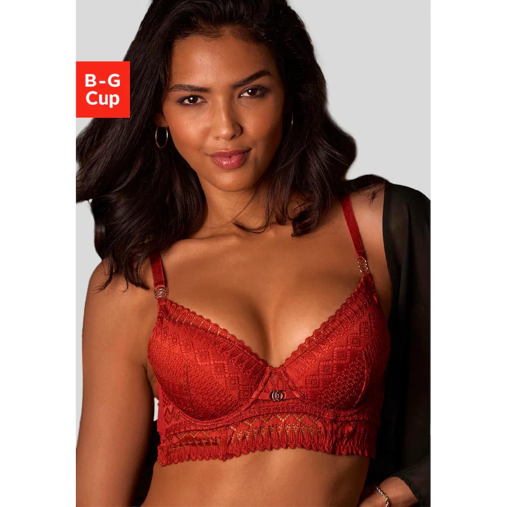 LASCANA Schalen-BH »Nina« in leichter Longform aus graphischer Spitze sexy Dessous kaufen