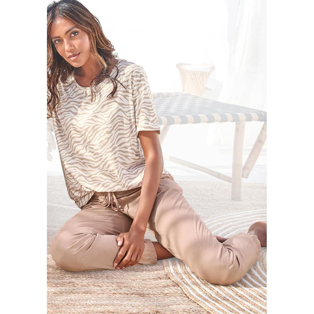 LASCANA Schlafhose Uni Oder Mit Tollem Druck Online Kaufen