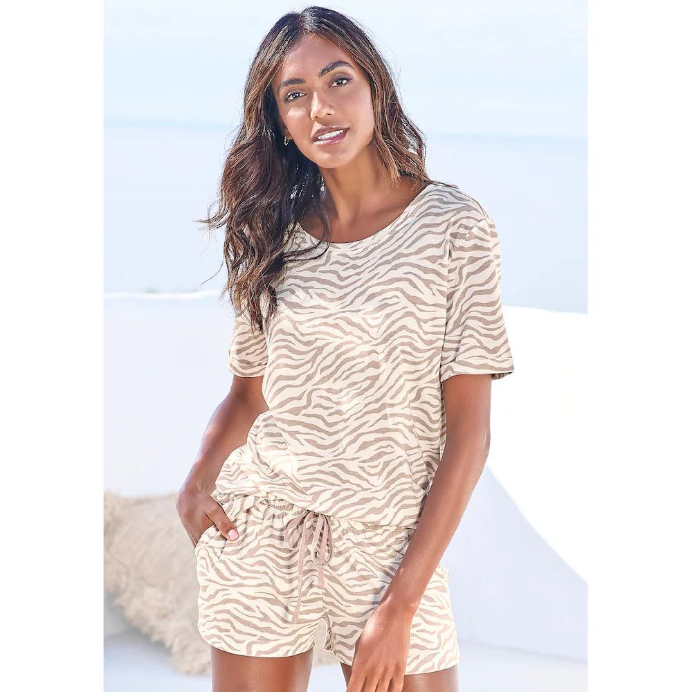 LASCANA Schlafshorts Uni Oder Mit Schönem Druck Online Bestellen