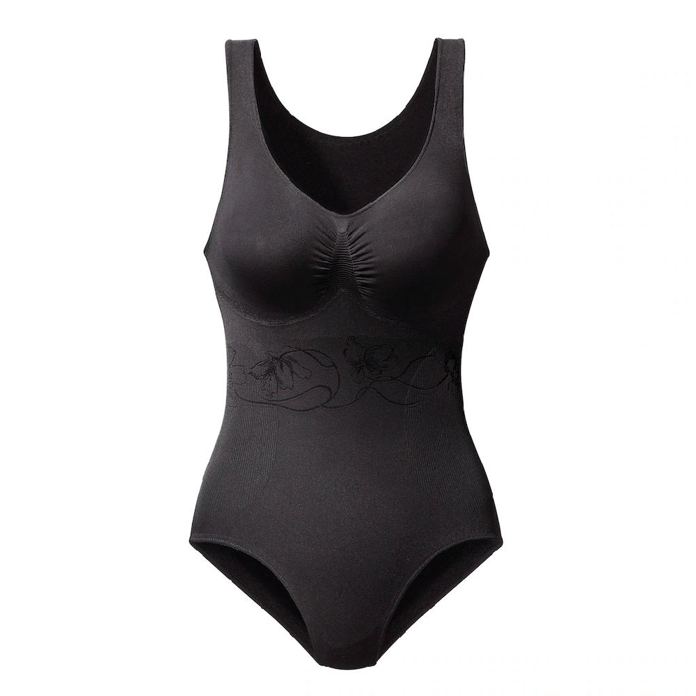 LASCANA Shaping-Body Mit Zarter Eingestickter Blumenranke