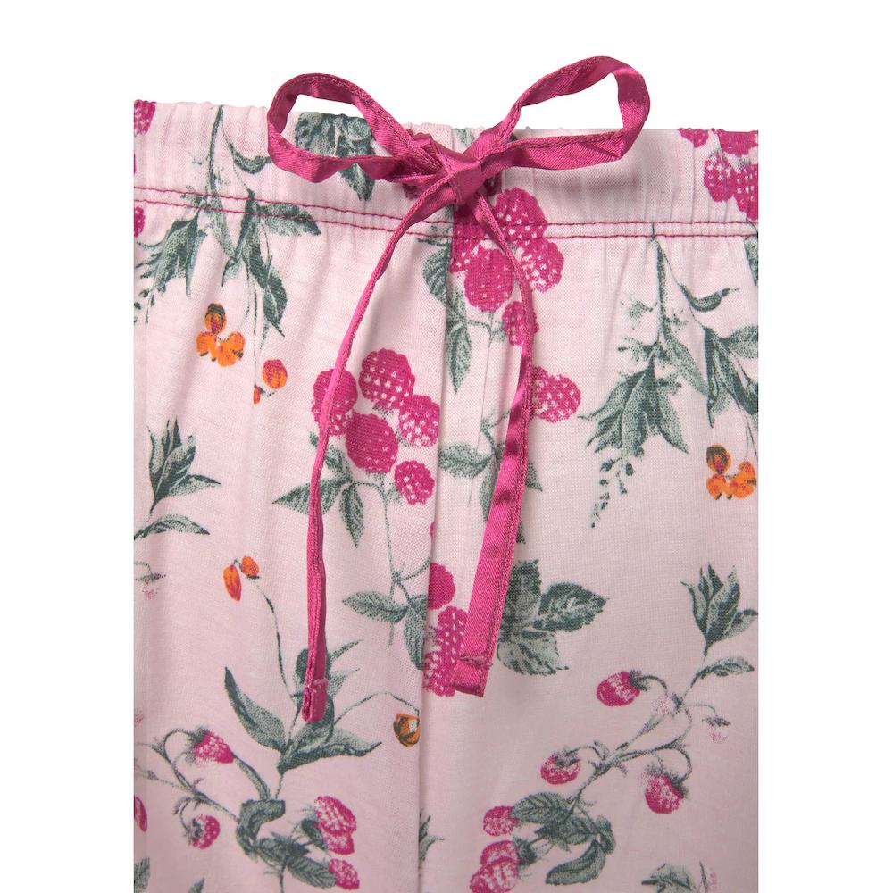 LASCANA Shorty (2 Tlg.) Mit Früchte-Print Und Satin-Details ▷ Für