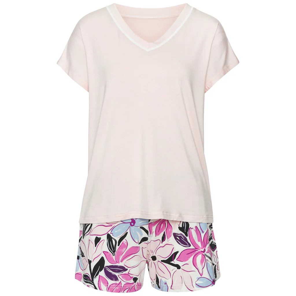 LASCANA Shorty (2 Tlg.) Mit Schönem Blumendruck Kaufen