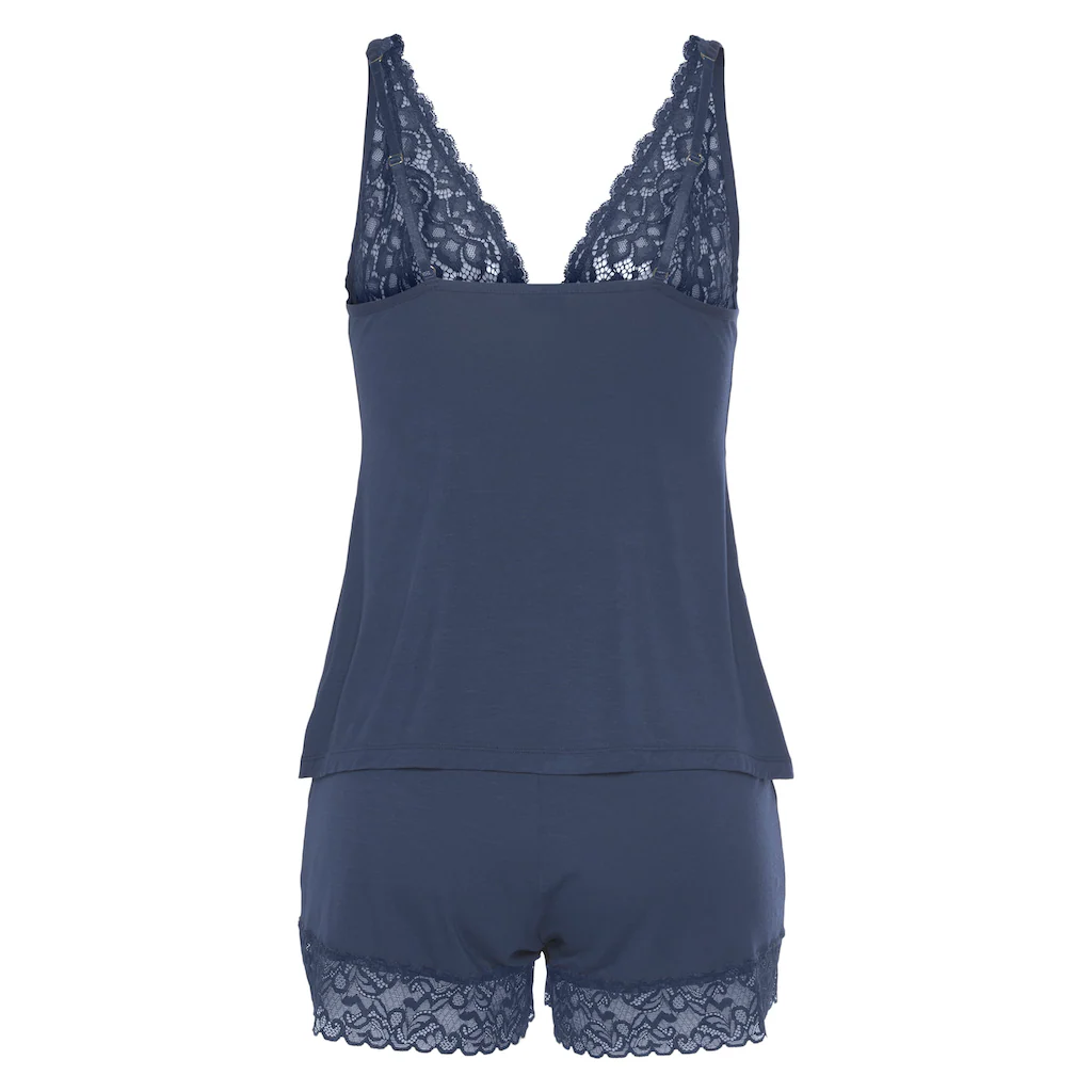 LASCANA Shorty (2 Tlg.) Mit Schönen Spitzeneinsätzen ▷ Für
