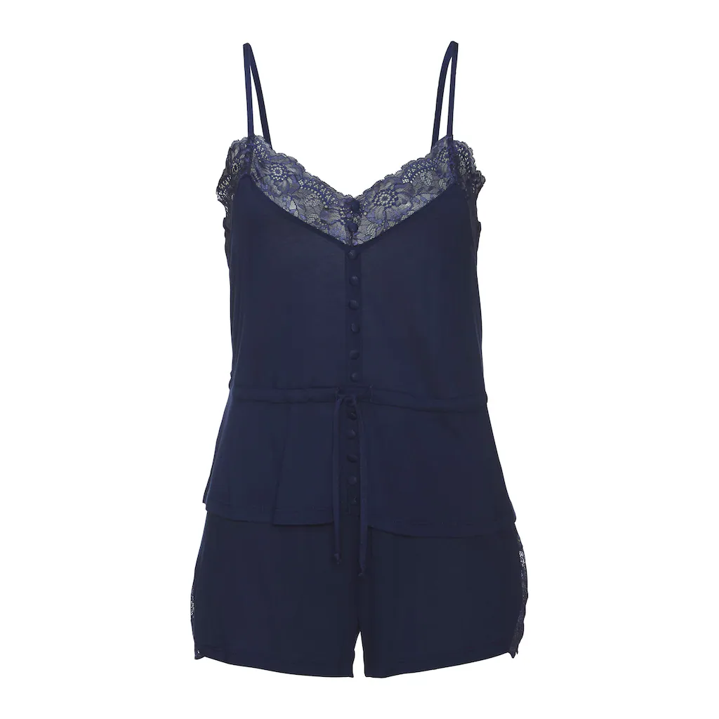 LASCANA Shorty (2 Tlg.) Mit Spitzeneinsätzen Online Bestellen