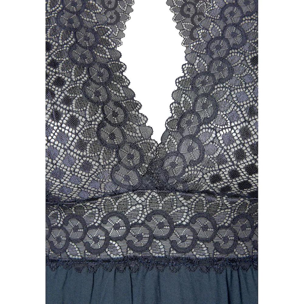 LASCANA Shorty (2 Tlg.) Mit Transparentem Spitzeneinsatz Online Kaufen