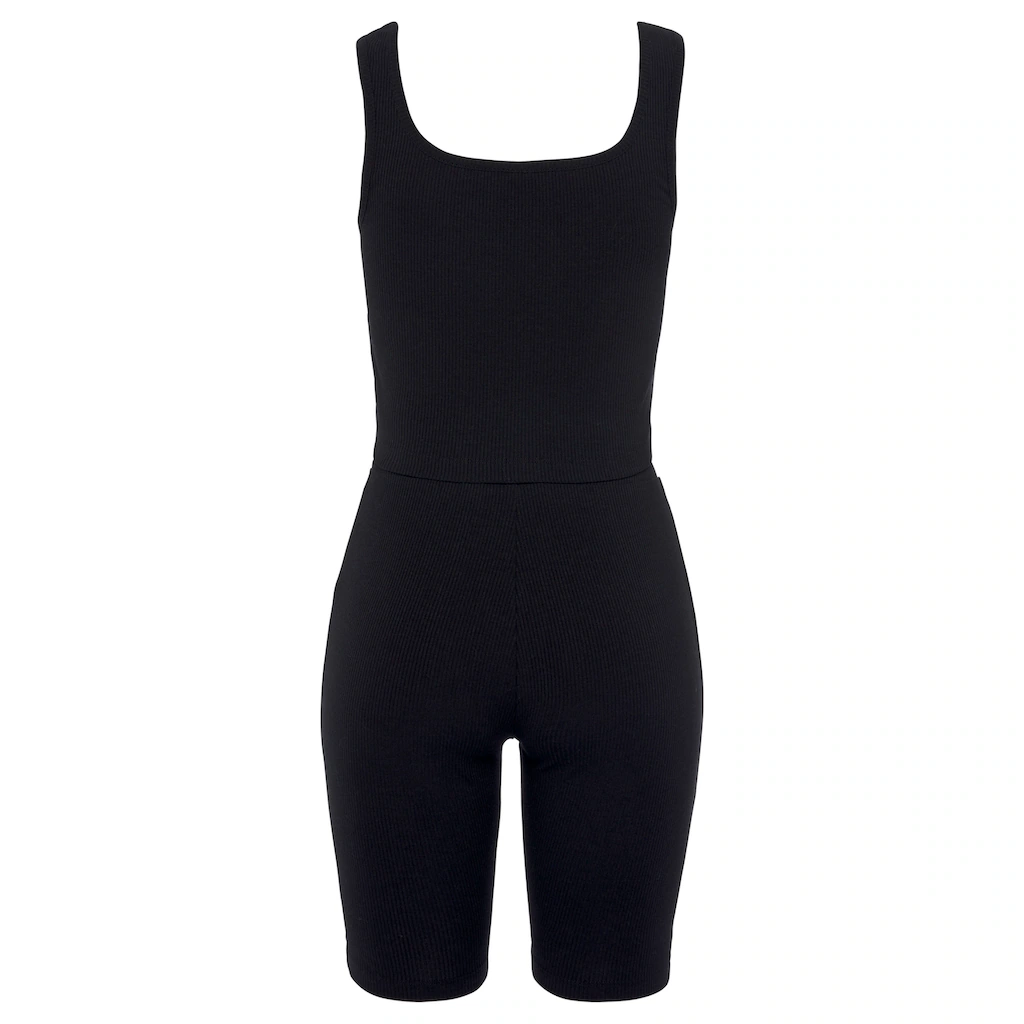 LASCANA Shorty Bestehend Aus Top Und Shorts Aus Rippmaterial Homewear-Set